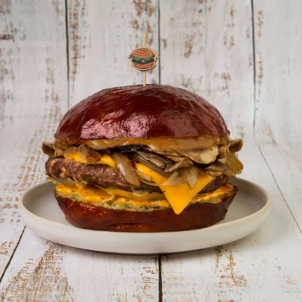 Burger aux champignons